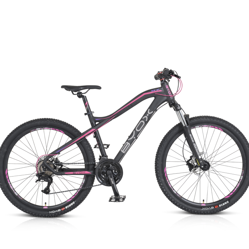 ВЕЛОСИПЕД BYOX СЪС СКОРОСТИ 26“ ALLOY HDB B7 розов