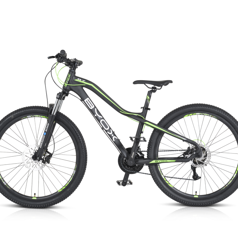 ПЛАНИНСКИ ВЕЛОСИПЕД BYOX СЪС СКОРОСТИ 27.5“ ALLOY HDB B7 зелен